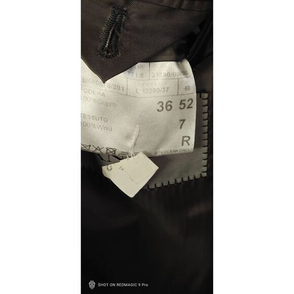 Canali 1934 Men's Italian Wool Grey Pinstripe Sport Coat/Jacket Size 42 Regular - Picture 6 of 9